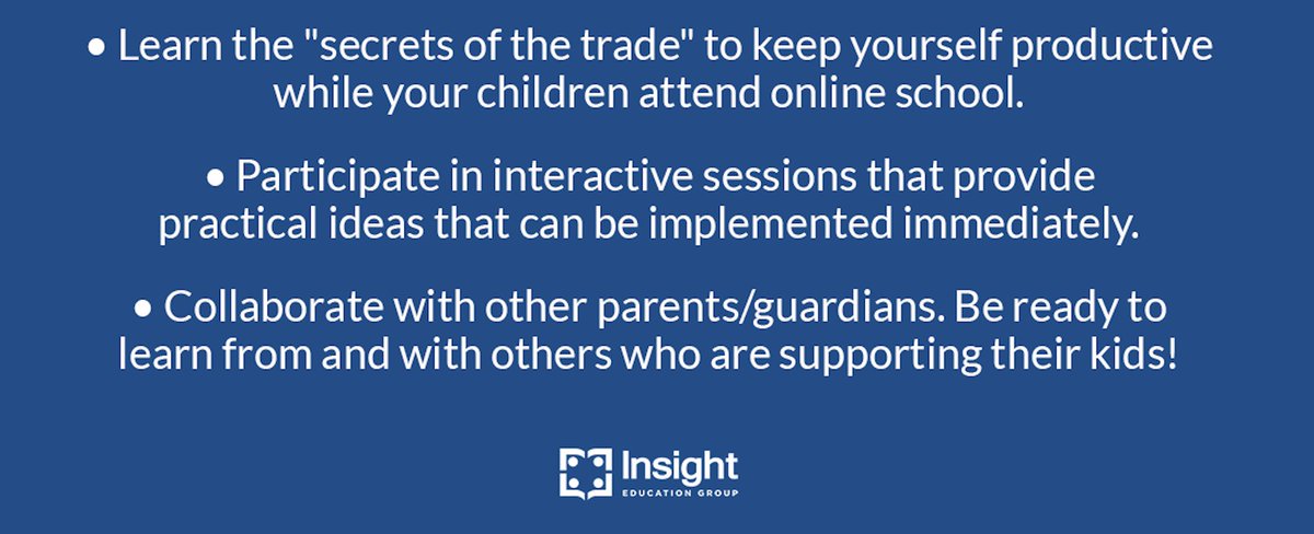 JenWilliamsEdu's tweet photo. 📣Calling all parents and guardians!
📣Looking for tools and resources as you support your child's learning at home?
Check out the #HomeLearningCoach workshops from @InsightEdGroup: https://t.co/yomq88pGqT
#RemoteLearning #Elearning #distancelearning https://t.co/jfCMaBep8p
