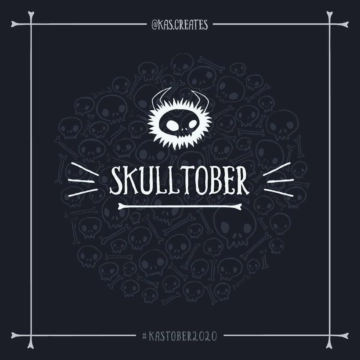 I am wildly unprepared for  #inktober2020  but I need to start stretching my drawing muscles again so I will be participating, even if it kills me  With that in mind I have decided that my theme for the month is going to be SKULLS!!  #kascreates  #skulltober  #kastober2020