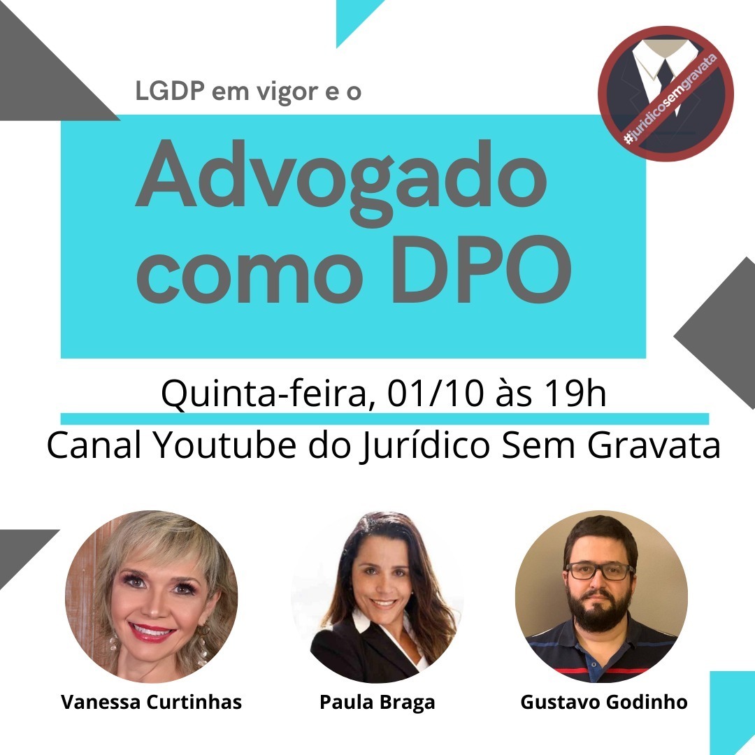 A LGPD em vigor exigiu o preparo dos profissionais em tempo recorde. Vamos ouvir as experiências de quem vive a prática da lei e suas responsabilidades como advogados e encarregados de dados das empresas.
Link: youtu.be/yLldt0LWGG0
 #dpo #lgpd #dpowannabe #jsg #desengravata
