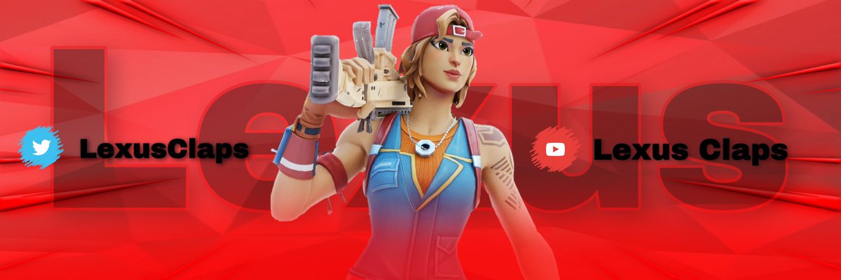 NotKehx's tweet photo. Twitter Banner for @LexusClaps / First time making a banner https://t.co/siEgHpneHO