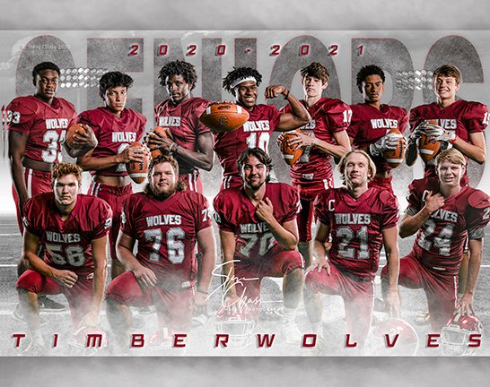 stevechase714's tweet photo. @ChilesTDC  Timberwolve Football 2020 Seniors! https://t.co/0IqTJxK84J