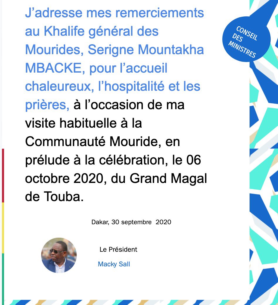 Macky_Sall's tweet photo. #ConseilDesMinistresSn https://t.co/q5QJmSmGgw