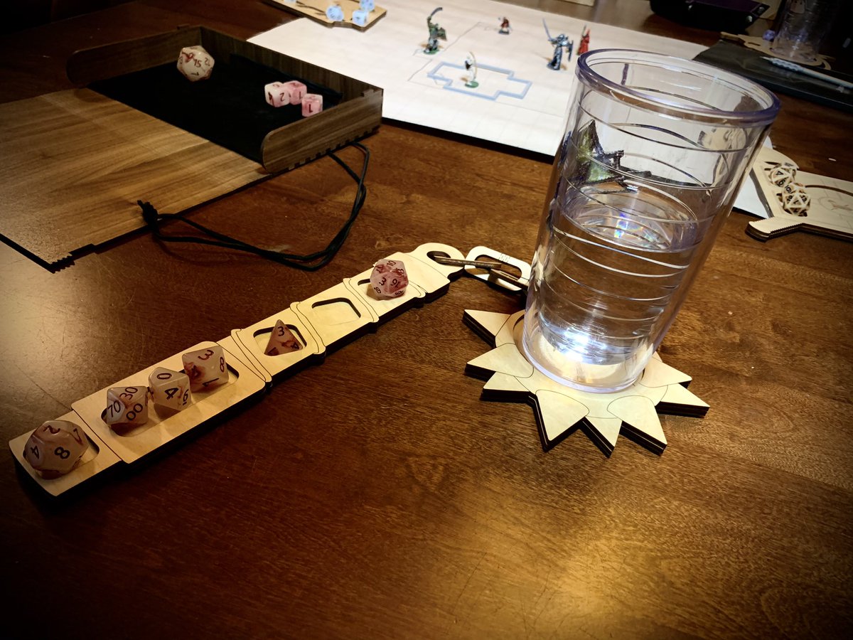 We have a third of the kickstarter funded already!  Super excited to be able to start making these for all of you! Check it out here if you want in on early bird pricing as there are still some left. kickstarter.com/projects/craft… #ttrpg #kickstarter #cleric #weaponsofchoice #dnd