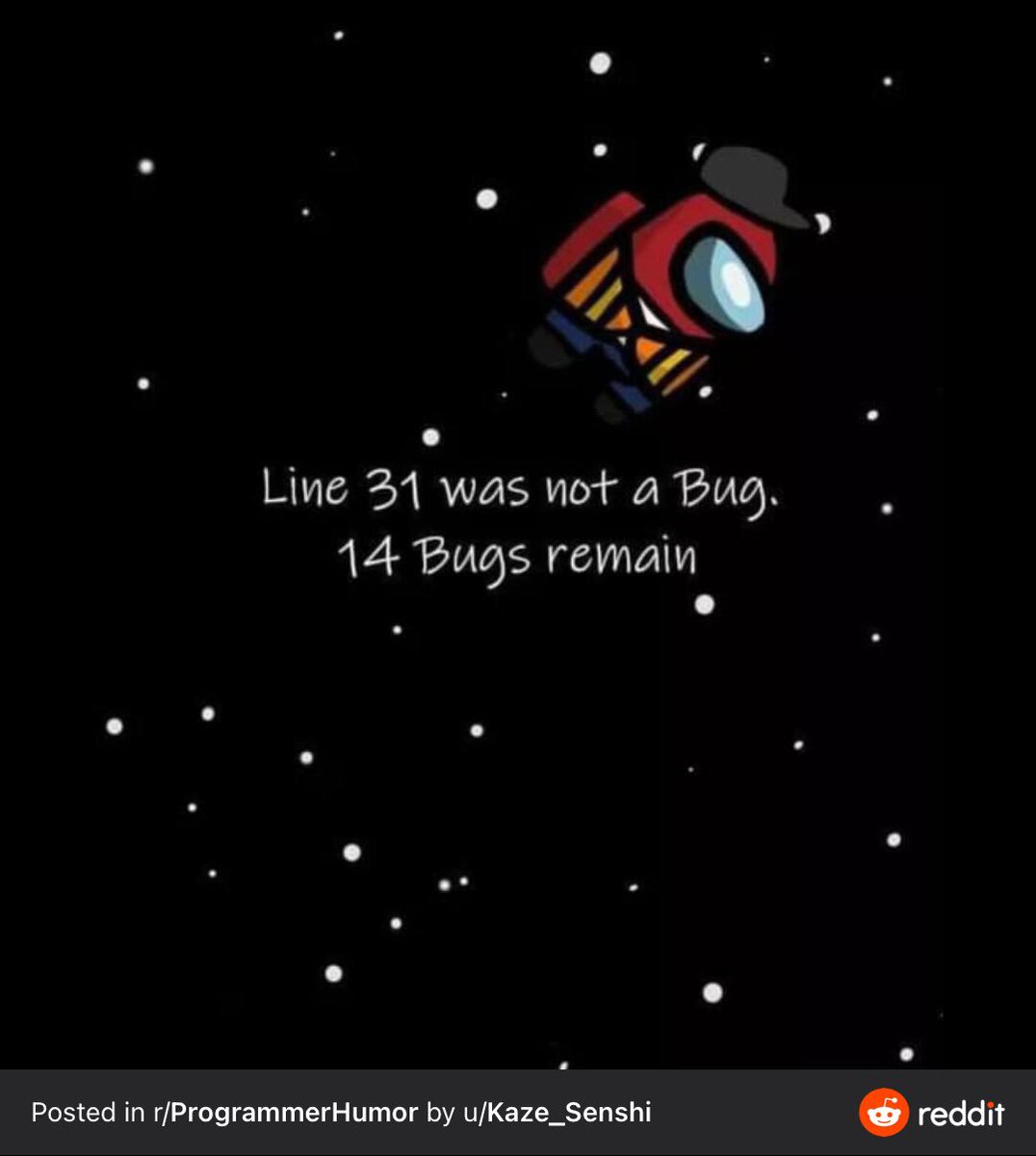 adgllorente's tweet photo. Cuando haces debug con console.log() pero no das una y te planteas tu existencia como developer. https://t.co/rBcAUXBjKu