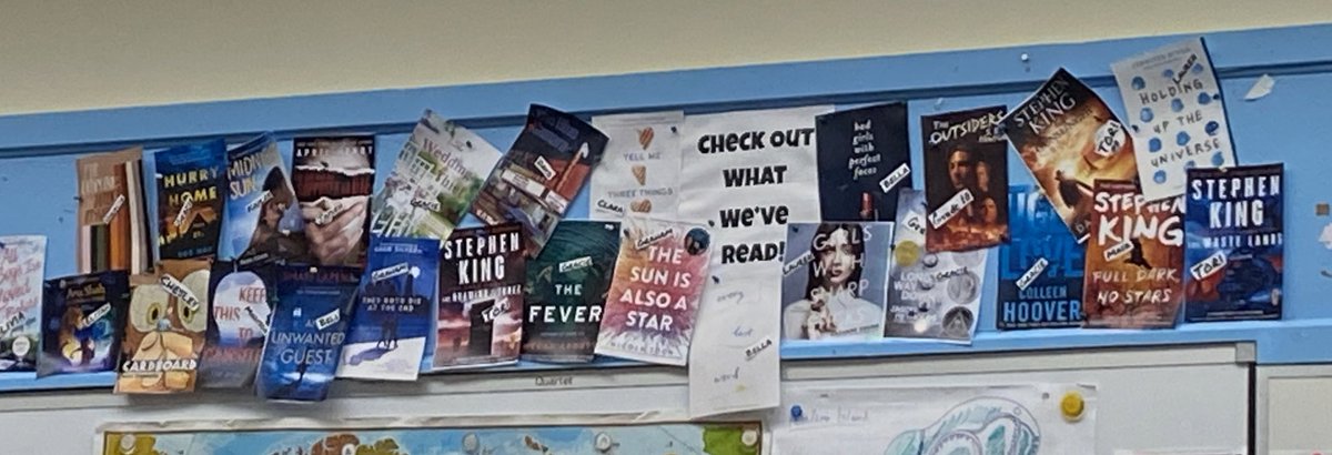 MsJONeil's tweet photo. #choicereading #letthemreadbooks @icsclippers @TCRCE_NS https://t.co/nmiG614HhK