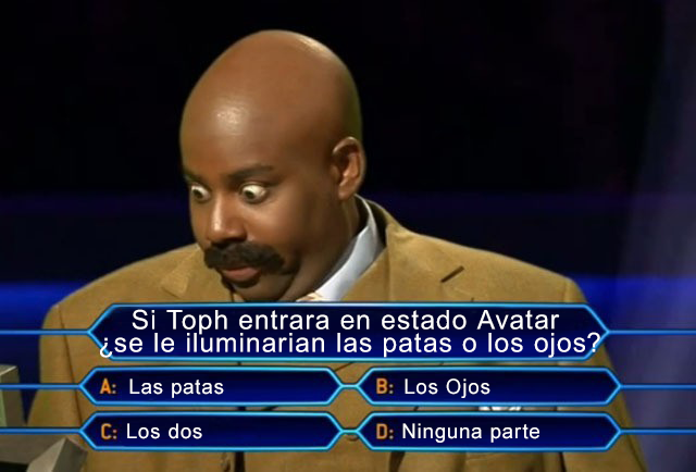 Dona_Kyoshi's tweet photo. Mi mejor amigo entro a mi habitación gritando: 
- Y recuerda, si Toph entrara en estado avatar ¿Se le iluminarían las patas o los ojos?
No espero a que contestara y se fue corriendo... y yo tipo : https://t.co/xAPcdr6SJi
