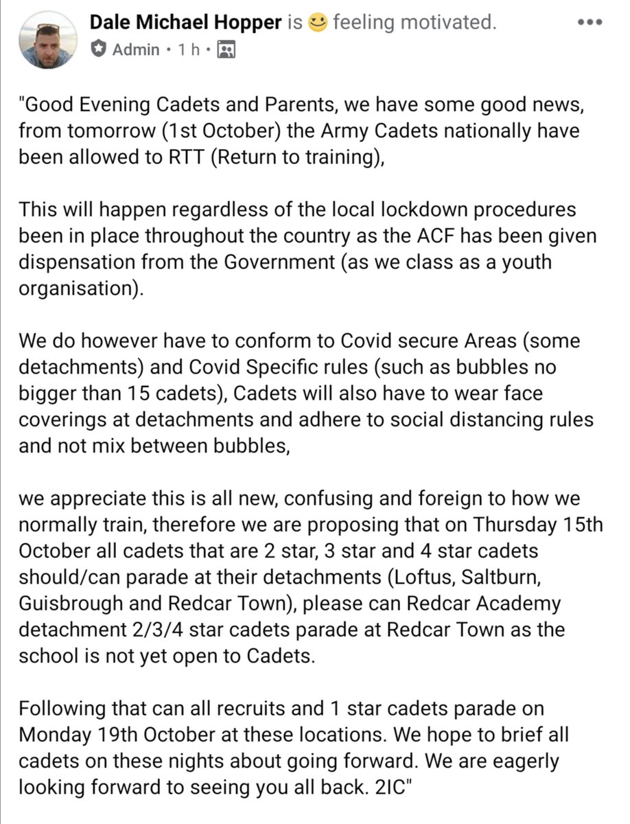 Capt_Hopper_ACF's tweet photo. Cleveland ACF C Coy Cadets and Parents https://t.co/gVsbcYVv5t