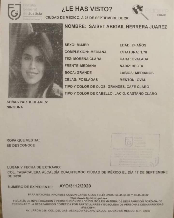 judithgomez09's tweet photo. @saleelsoltv @anaaliciaalba @saleelsoltv Nos podrían ayudar a difundir por favor #Rt Su familia esta muy preocupada por ella. Desapareció  en @AlcCuauhtemocMx @cquirarte @Carlos_ArenasTv @RamsesVidente @ https://t.co/it6eWkyZzQ