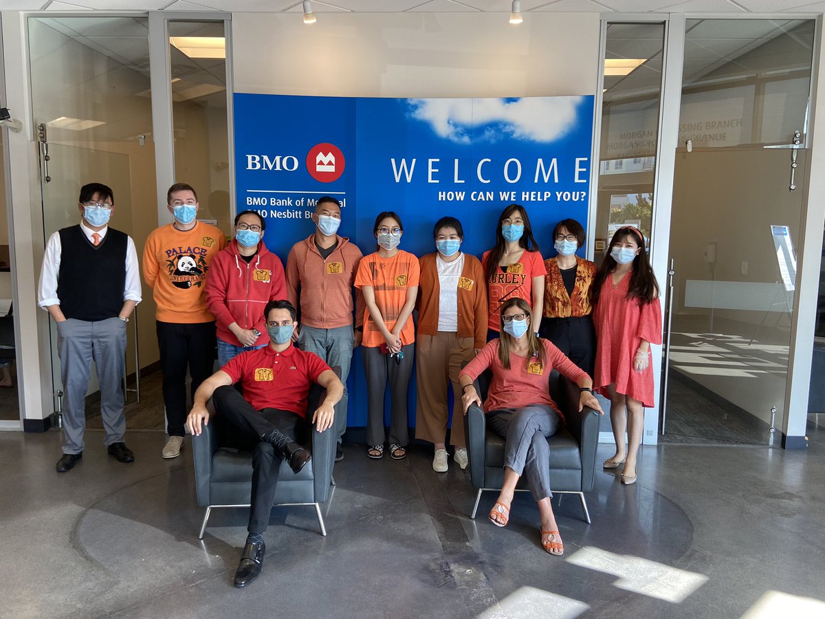 #everychildmatters #everyindigenouschildmatters
#Reconciliation #mylastteamphoto #teammorgancrossing #proudtoworkatbmo #OrangeShirtDay2020