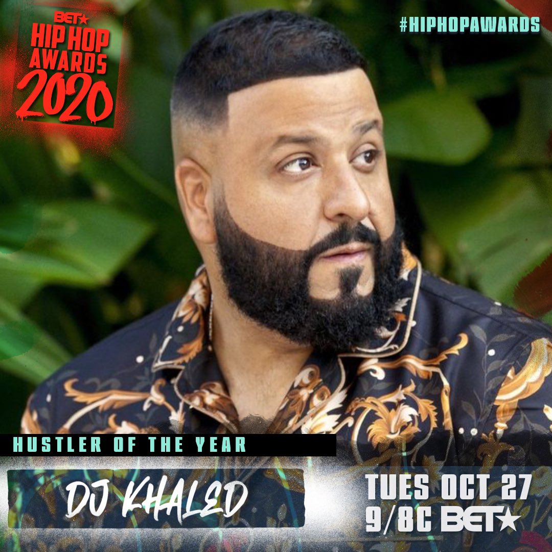 Congratulations <a href="/djkhaled/">DJ KHALED</a> on your THREE <a href="/HipHopAwards/">#HipHopAwards</a> nominations including “DJof the Year” “Hustler of the Year” AND “Producer of the Year”!!! 

#HipHopAwards