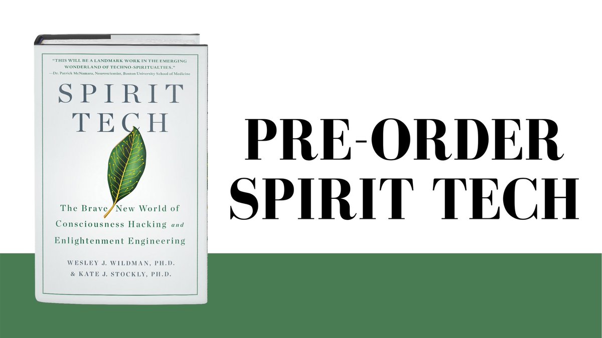 MindandCulture's tweet image. Spirit Tech is a forthcoming book by CMACers @KateJStockly &amp;amp; Wesley Wildman. It explores the potential for a cyborg spirituality—utilizing brain-based technological advancements to enhance and facilitate spiritual experiences. #SpiritTech #AcRel #AmRel

mindandculture.org/2020/09/22/pre…