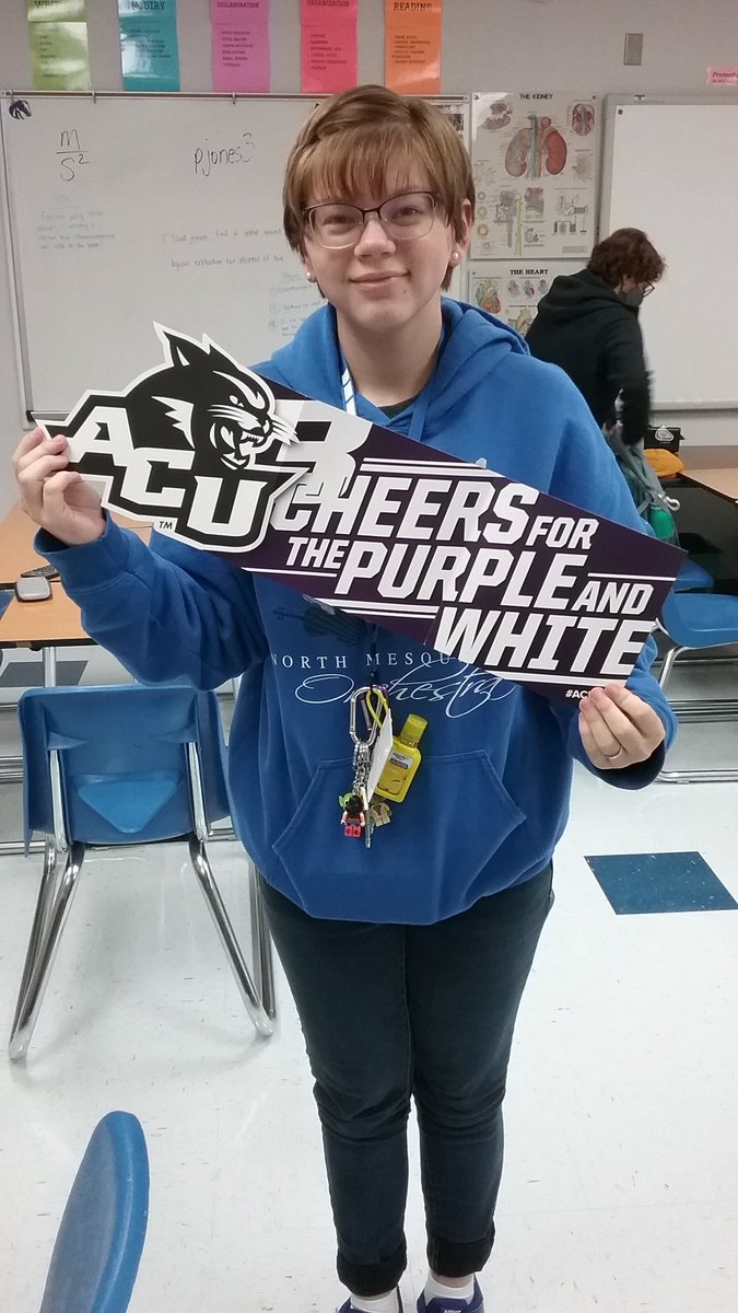 NMHSAVID's tweet photo. Our first AVID acceptance! Congratulations Madalyn on your acceptance and SCHOLARSHIP to ACU! https://t.co/gyE9PxRkkP