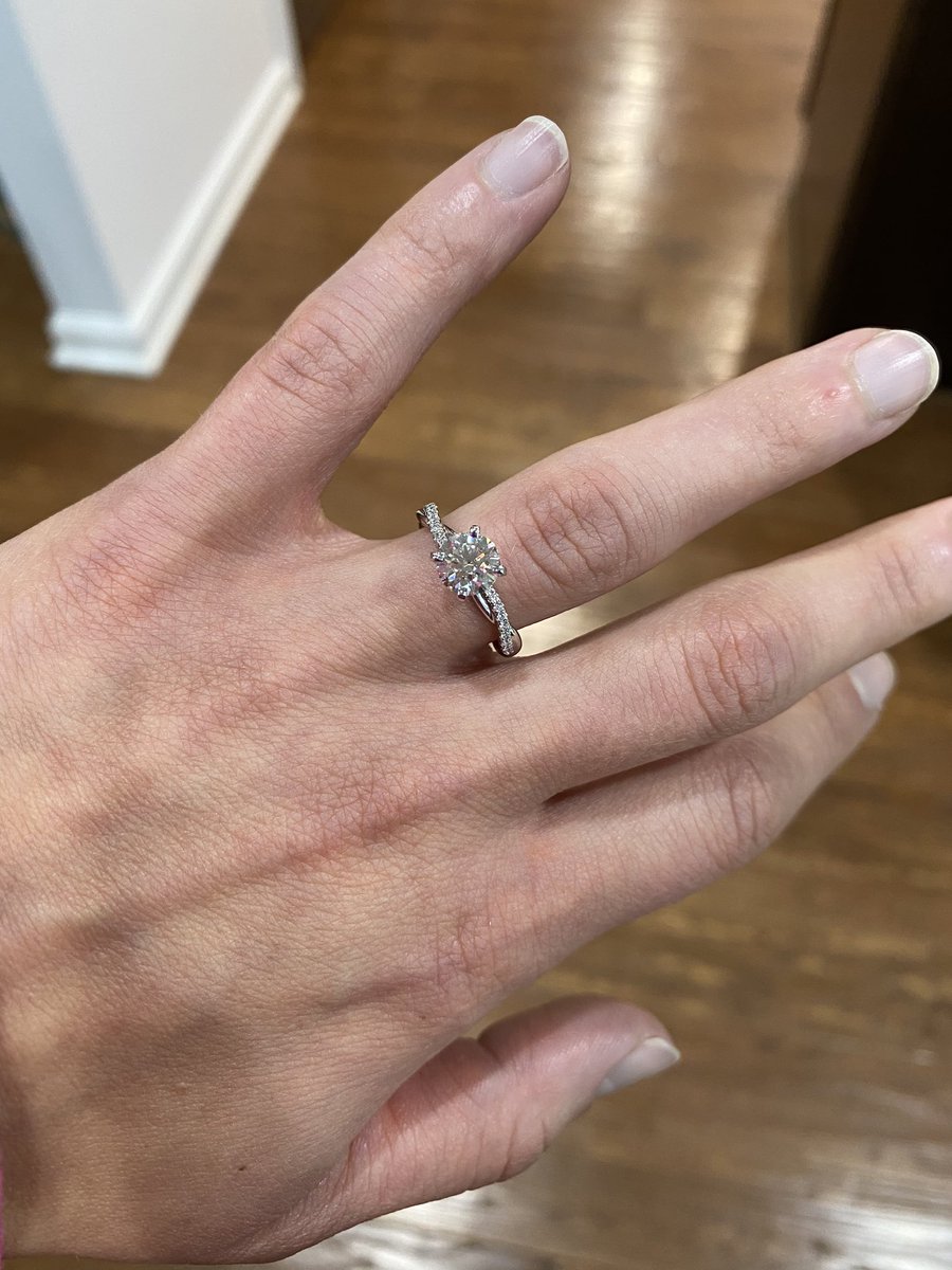SportsLawBlonde's tweet image. Here I was thinking I'd take Bryan on a nice relaxing vacay to spoil him for his birthday, &amp;amp; he totally one-upped me on Monday night 🤗💍 #engagedaf #marryingmybestfriend