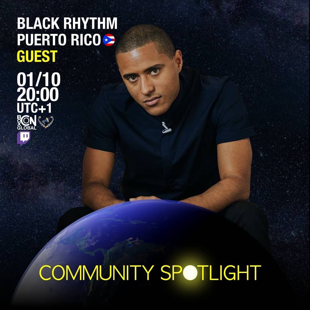 blackrythm's tweet photo. Gente Linda! Mañana estaremos en Entrevista con @BoxConGlobal 🎤🎶 #blackrhythm #BoxCon #Entrevista #CommunitySpotlight https://t.co/JQyxN5t12A