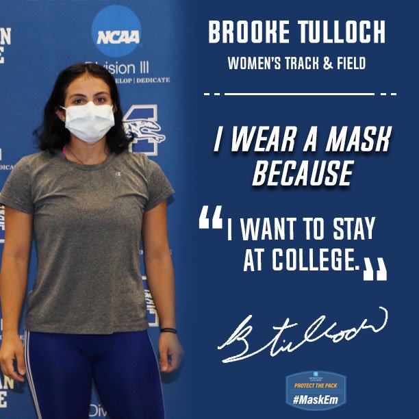 MUGreyhounds's tweet photo. Brooke Tulloch '24 of @MOCOXCTF wears a mask to stay in school. #HoundEm #ProtectThePack #MaskEm https://t.co/WvbuevSoWD