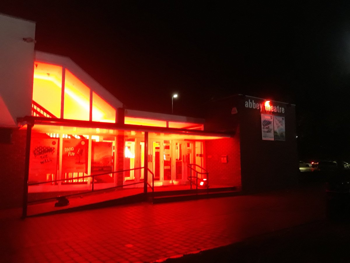 Showing support for all in the performing arts industry tonight #LightItInRed