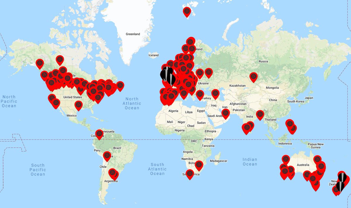 2300! That’s right 2300 buildings have gone red for today’s #WeMakeEvents Global Day of Action.
Thank you to everyone that took part, we Stand As ONE.
Visit lightitinred.co.uk for the full list and to register.
From the #LightItInRed team, thank you and goodnight.
