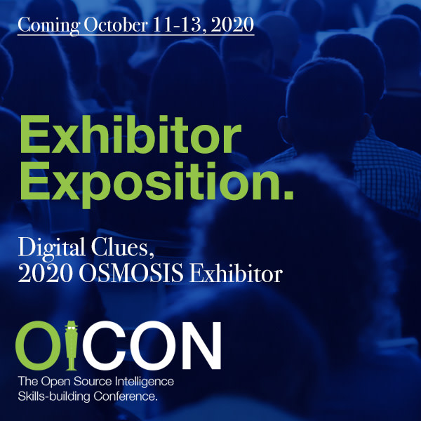 osmosiscon's tweet photo. Meet #OSMOSIScon sponsor @DigitalCluesAG, a central investigation hub for analysts across a wide range of global industries! We welcome you to our virtual Globalcast! #osint #socmint #cyberintel #investigations #infosec https://t.co/yhNt5Ld1pj https://t.co/jLHsXqpOLI