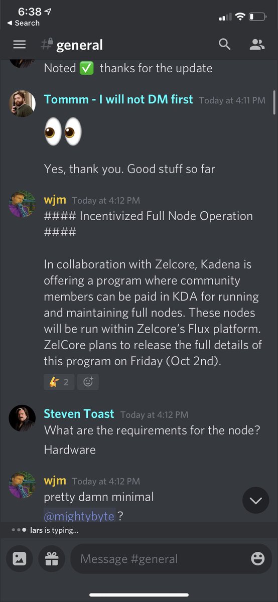 Wow  $KDA is a huge sleeper #Kadena  #Kadenaio  #chainlink  @brian_armstrong  @cz_binance  @binance  @Gemini
