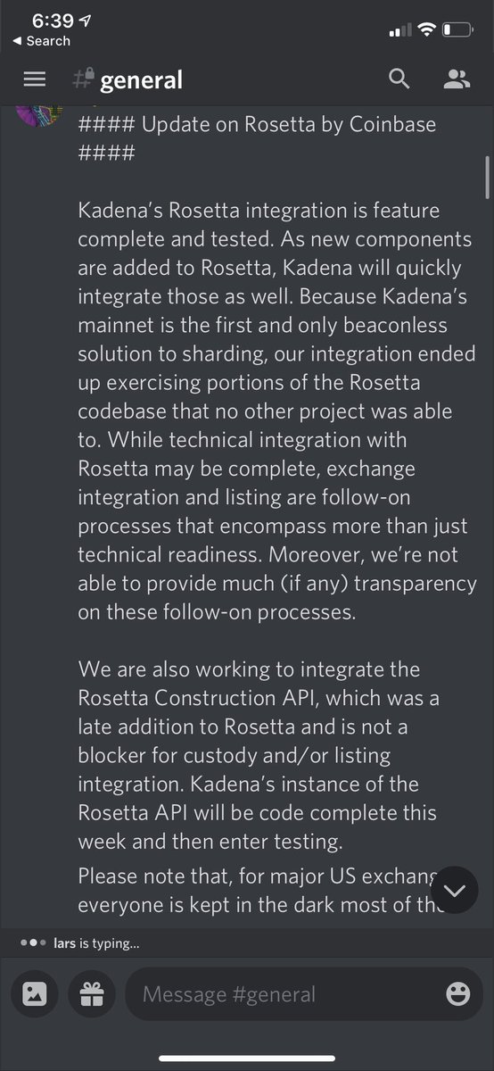 Wow  $KDA is a huge sleeper #Kadena  #Kadenaio  #chainlink  @brian_armstrong  @cz_binance  @binance  @Gemini