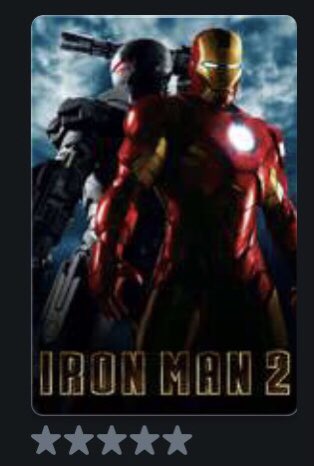 Iron Man 2 = 5 stars