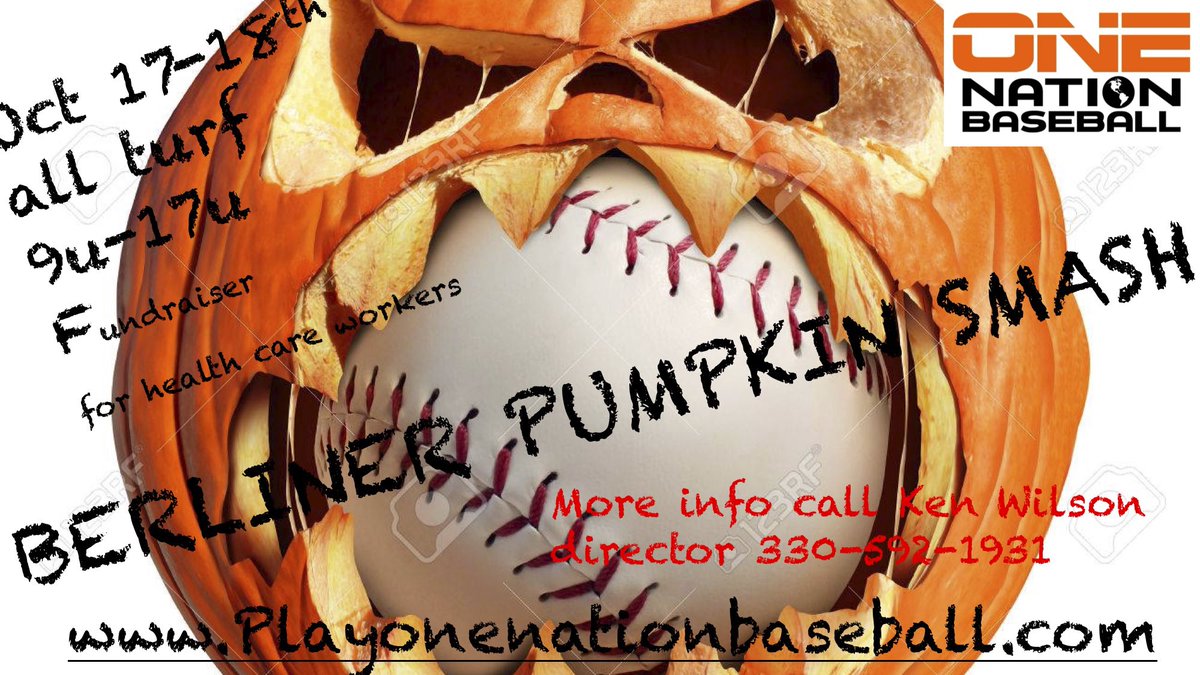 Road trip to Columbus Berliner turf fields, register today playonenationbaseball.com