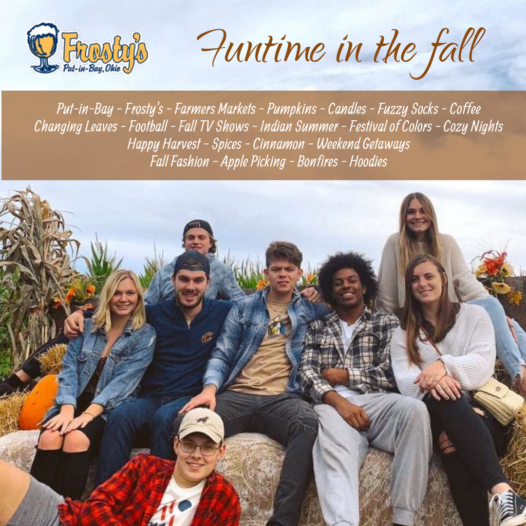 🍁🍂🎃 The leaves are changing, the pumpkins are out and fall is here. After a recent apple picking trip, Frosty's employees shared some of their favorites fall activities. What are your families favorite fall activities?