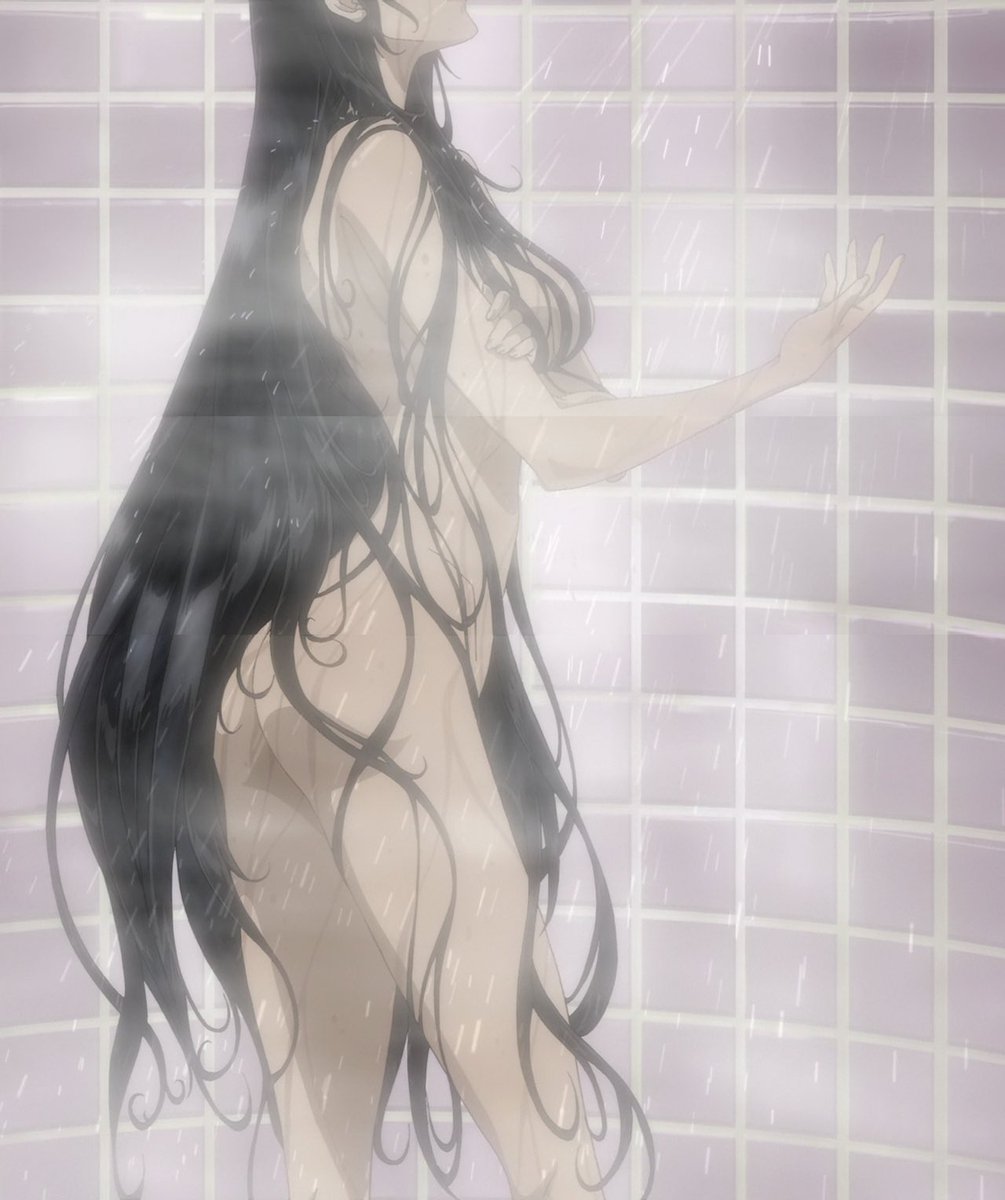 It’s shower time for the witch~.