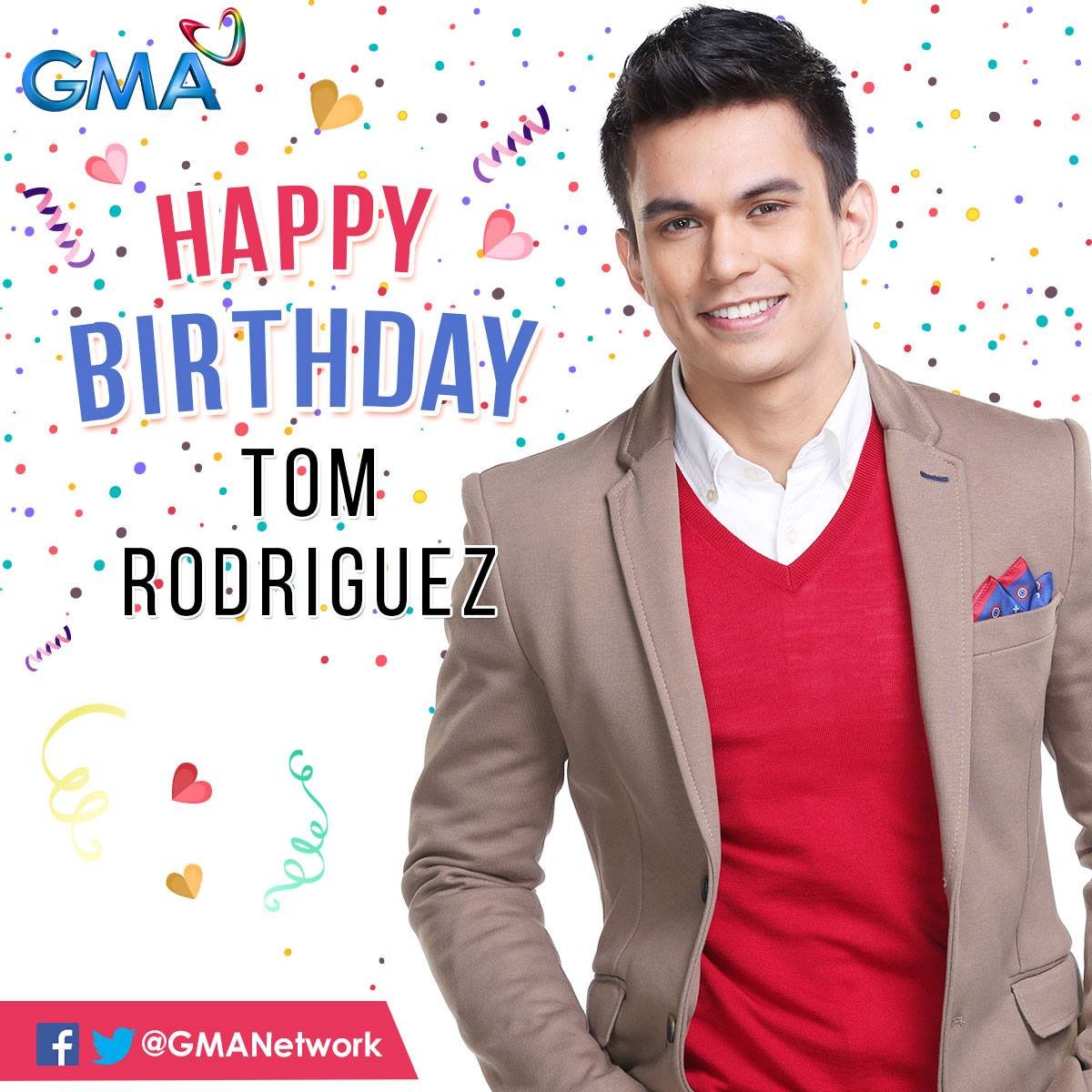 Happy Birthday TOM RODRIGUEZ! Stay safe and healthy, Kapuso.   