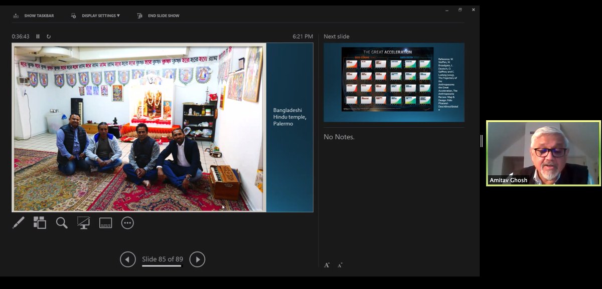By engaging w/ climate migrants in Europe coming from Bangladesh,  @GhoshAmitav discussed the complex understandings of climate change among people in the Global South, for whom climate injustices have been occurring for a long time, while in Global North it's often in the future.