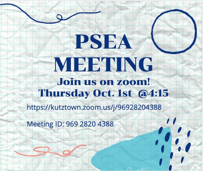 kuspsea's tweet image. Meeting tomorrow at 4:15!! See you on zoom!