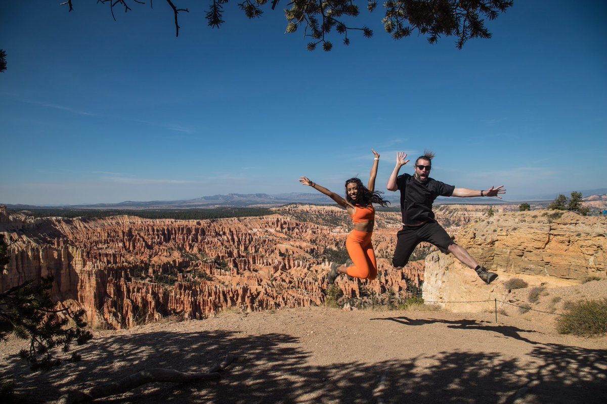 jeffreyharper's tweet photo. What an unbelievable time touring national parks with @panamexicana24! We visited 6 parks in just over a week. Every view was breathtaking, every hike was awe-inspiring, each park unique. Mask up and go see for yourself! #nationalpark #zion #arches #hiking #outdoors #adventure https://t.co/igaqJKqsRb