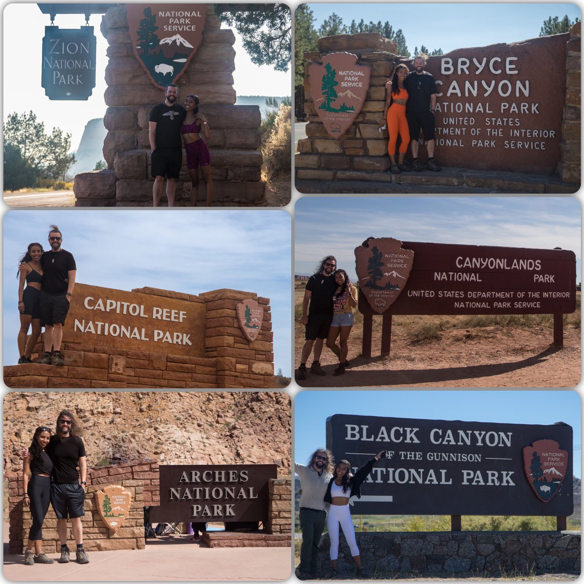 jeffreyharper's tweet photo. What an unbelievable time touring national parks with @panamexicana24! We visited 6 parks in just over a week. Every view was breathtaking, every hike was awe-inspiring, each park unique. Mask up and go see for yourself! #nationalpark #zion #arches #hiking #outdoors #adventure https://t.co/igaqJKqsRb