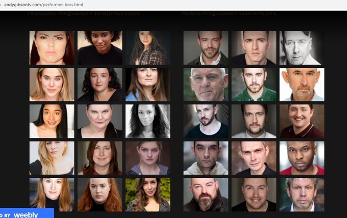 AndyGibsonTV's tweet image. I've not had any more takers to be included in my #TalentRoster - which is a #FreeDatabase for #BritishActors - since September.
I have members such as @What_A_Malarkey, @PaulCulshaw1983, @JohnCraggsActor and more. 
If you wish to be included, please see below image for details.