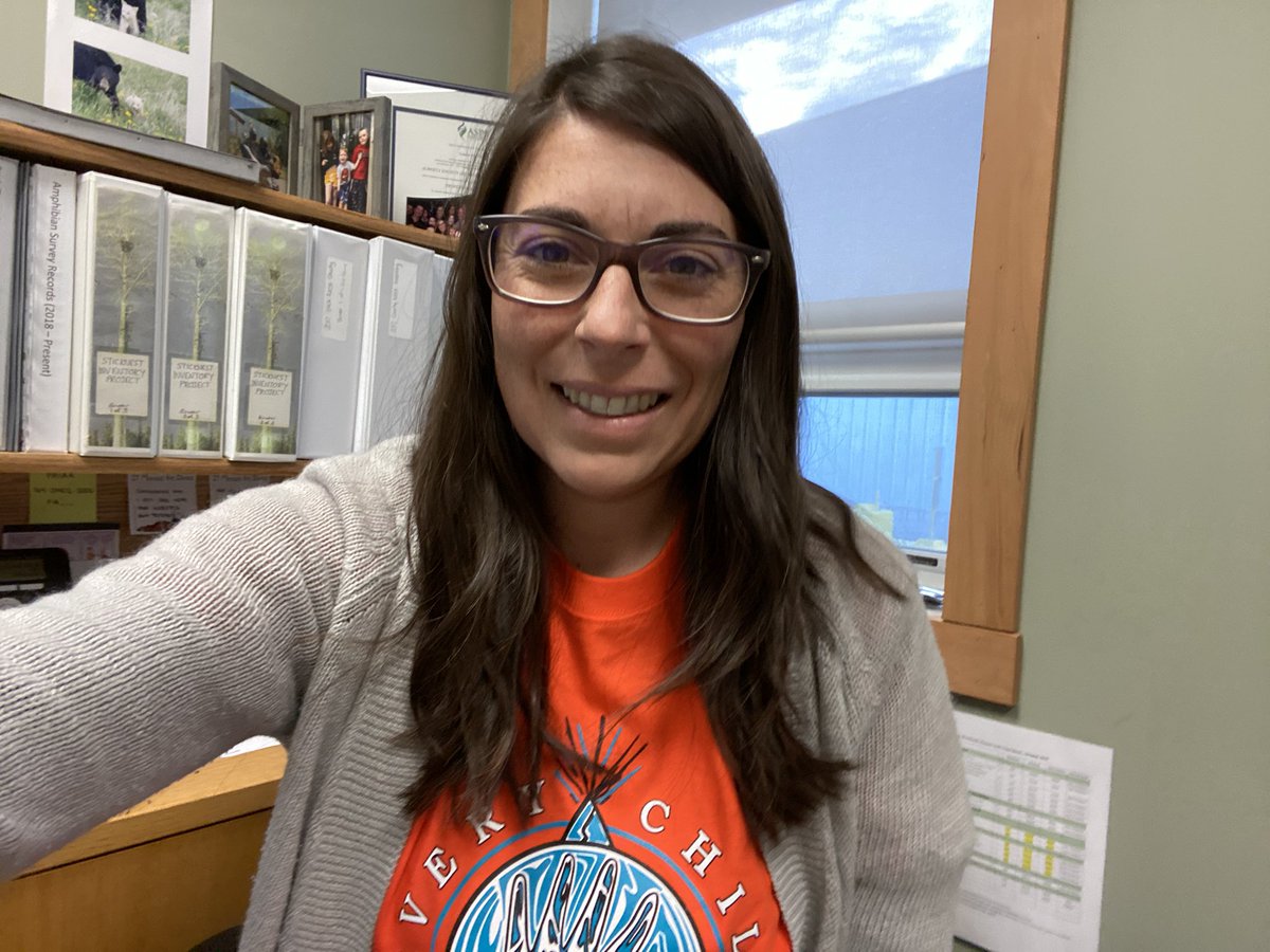 TroutBiology's tweet photo. Today is #OrangeShirtDay2020 bringing awareness to the injustice of residential schools and honouring the survivors and their communities. #EveryChildMatters #healing #Reconciliation #IndigenousLivesMatter https://t.co/igNoxDSG4T