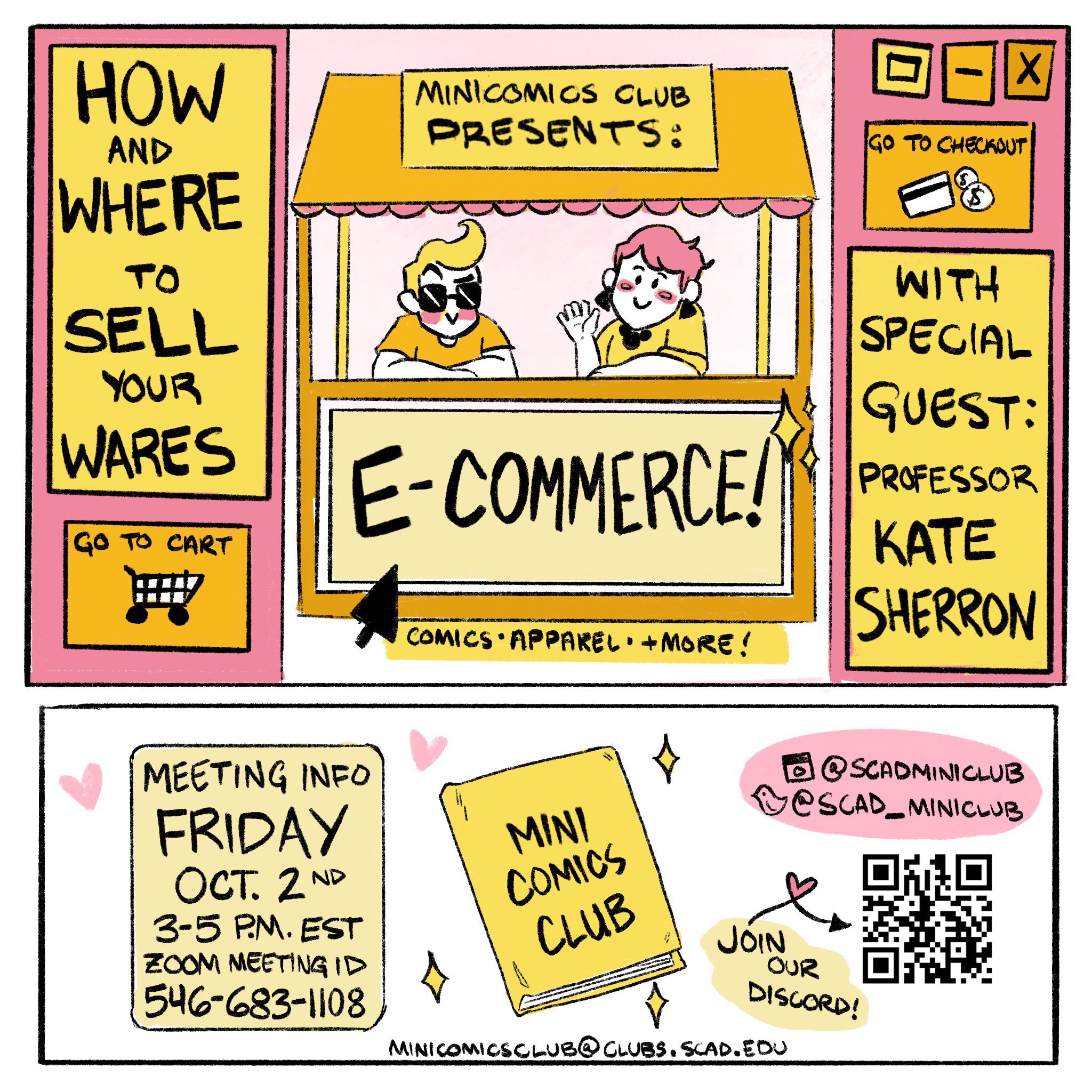 SCAD Mini Comics Club / Twitter