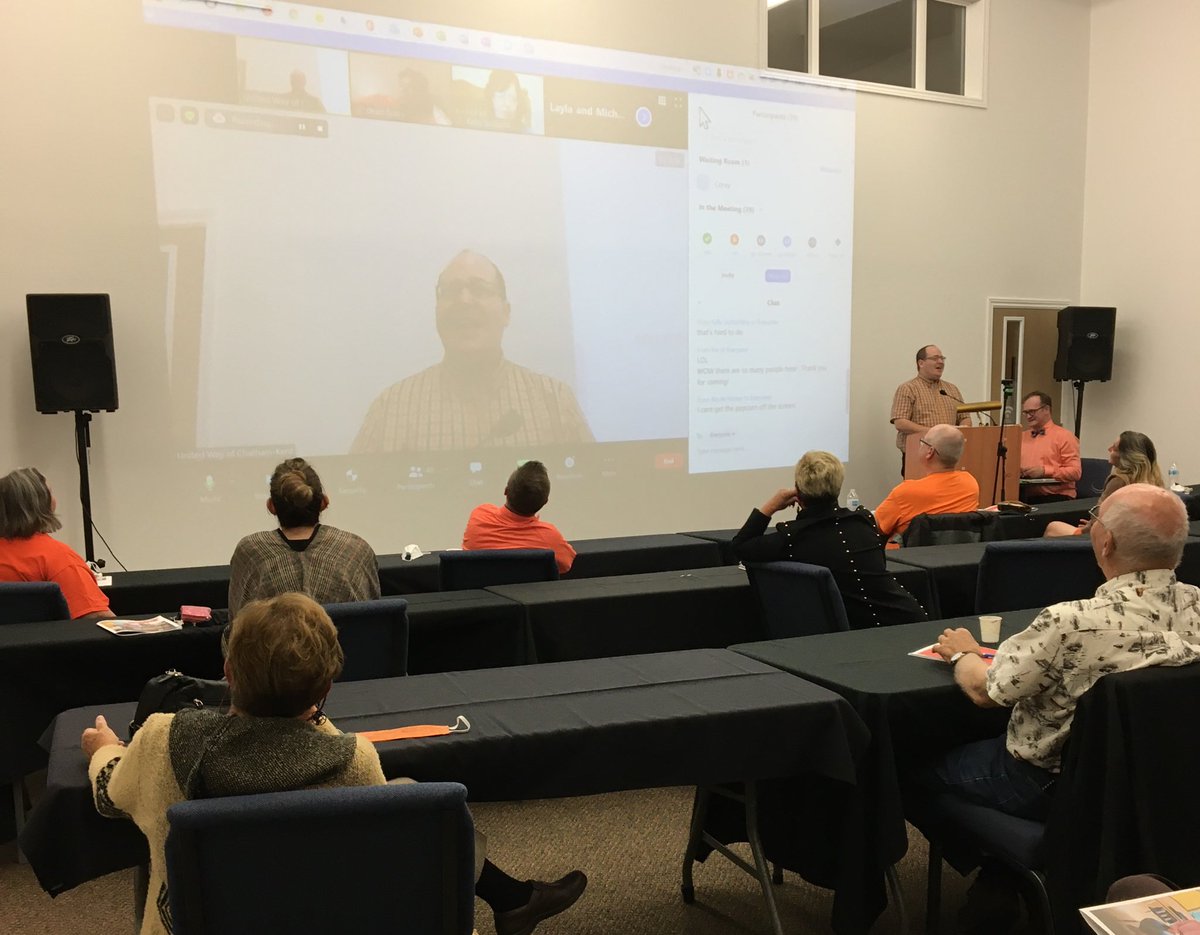UnitedWayinCK's tweet photo. Tonight was our 2019 AGM. We are also getting ready to to show some a sneak peek on what #UnitedWayCK is going to be up to for the next year. Stay tuned. https://t.co/PPWS6DMgyZ