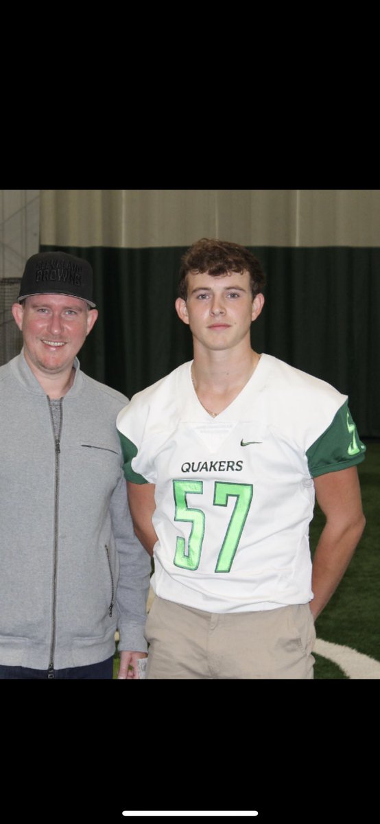 maxkline57's tweet photo. Extremely thankful to have the opportunity to visit #tuffstreet this week. Even more thankful to receive my first offer! @CoachFilli @bcmoore22 @BrandonSammons3 @DubC_Football https://t.co/HhkCBkNXIO