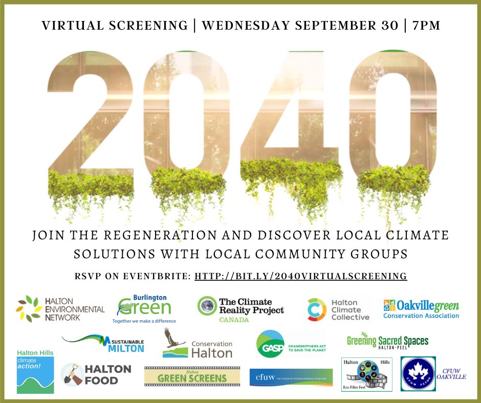 We are feeling inspired for #ClimateAction thanks to the hundreds of community members and our amazing partners for watching the @2040Film tonight. We 💚 our community!