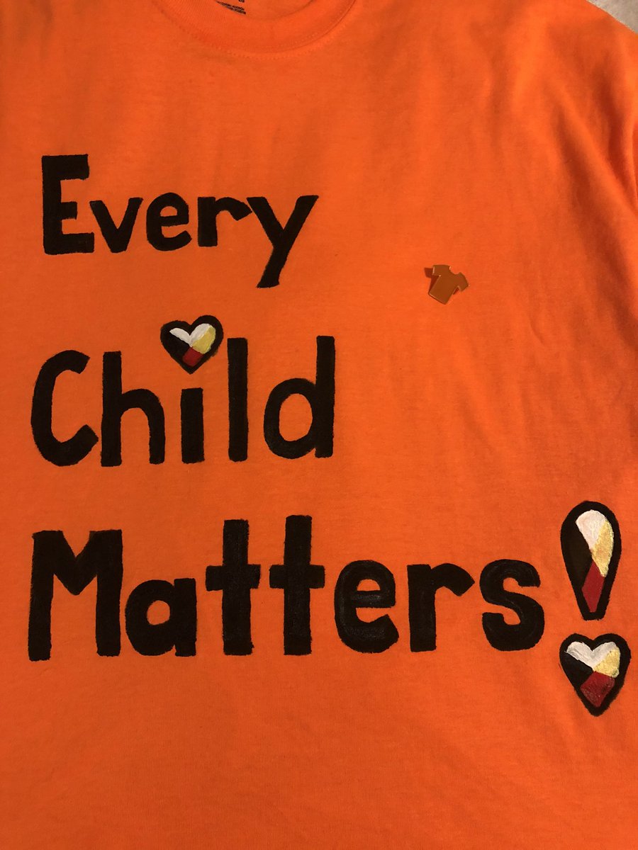 I just came here to say tonight that a person’s discomfort should never be prioritized over another’s truth.  #OrangeShirtDay2020 #truthandreconciliation #learnyourhistory #stopreactingandstartlearning