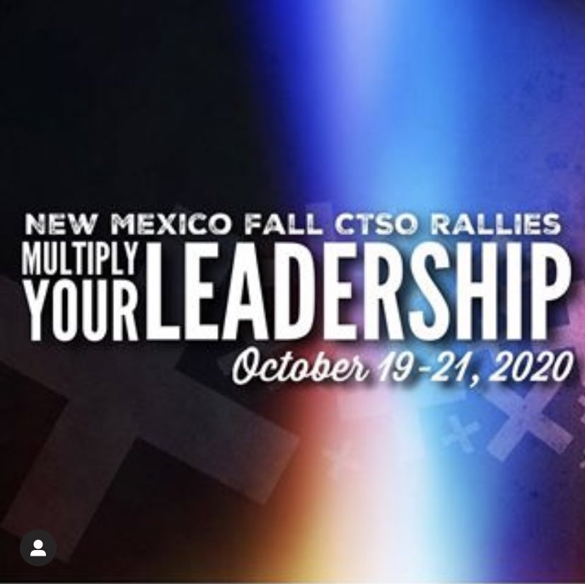 Hey New Mexico TSA! Don't forget that the Fall Leadership Rallies are coming up this month. Remember to invite your friends. We are all excited to see you there!