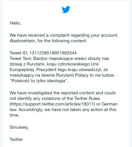 Hilariously, someone tried to report me to Twitter for this thread. 