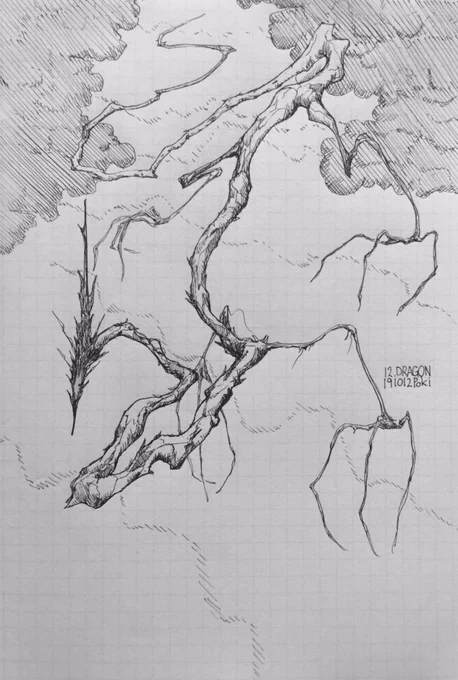 #貴方の世界観を詰め込んだ作品を見せてください
#私の絵柄が性癖に刺さる人に届いて欲しい
この世に程近い異世界の生き物や風景をボールペンやシャーペンやデジタルで描いています。 