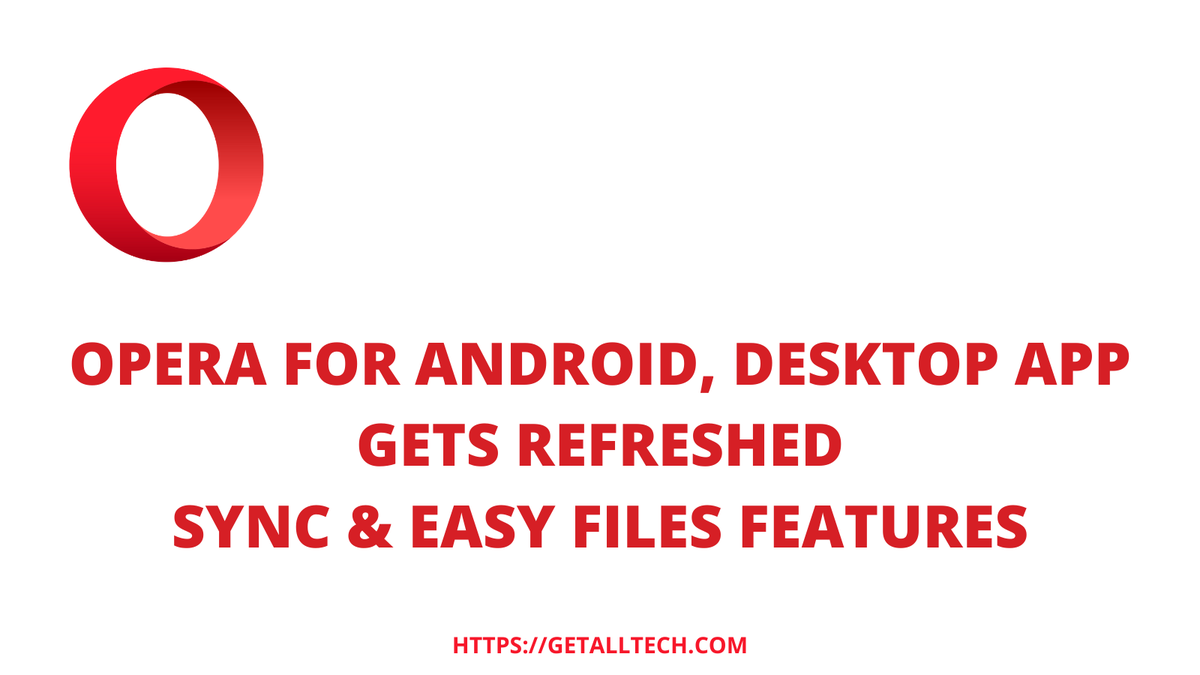 getalltech's tweet photo. Opera new update for Android and desktop devices brings redesigned sync, support for Flow, Easy Files feature, and more. All these features are available for its Android browser v60 and desktop.
#Opera #Update #Android #Desktop #browser #Chrissy
READ MORE  https://t.co/WCcia0mvEm https://t.co/e8NKq9o49J