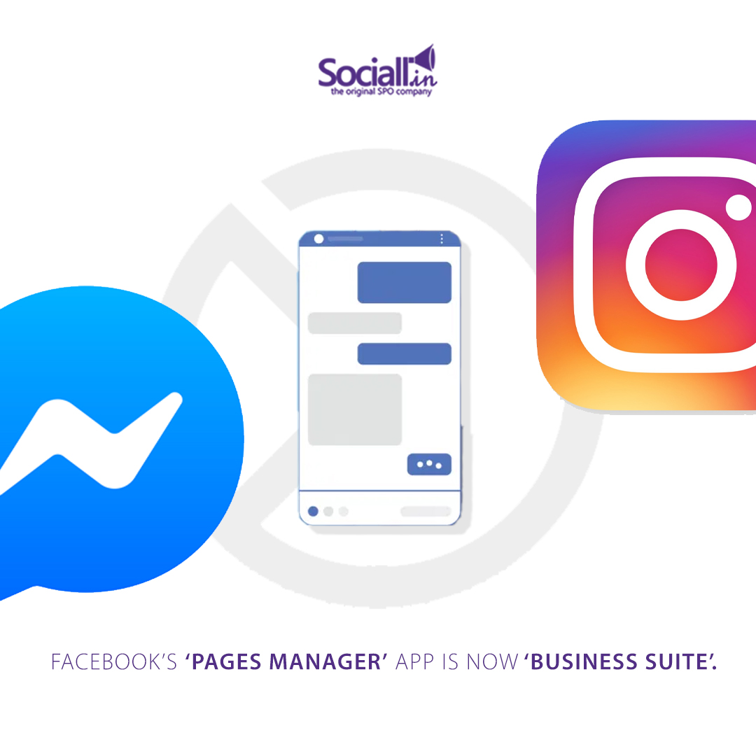 Sociall_in's tweet image. Facebook recently launched ‘Business Suite’, the new app that will let you manage all your pages in one place. 
More details in the link below. 
rb.gy/jybo41
#Facebook #PagesManager #BusinessSuite #FacebookApp #FacebookUpdates #SocialMediaUpdates #Sociallin