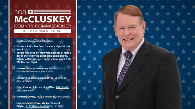 bobmccluskey's tweet image. *RETWEET*
Lots of voting information coming at you!

With our ballots coming in the mail on October 9th.

*We must all be aware of this election information*

For more information on how to vote in Larimer County, visit this link: larimer.org/clerk/election…...

#KeepLarimerLocal