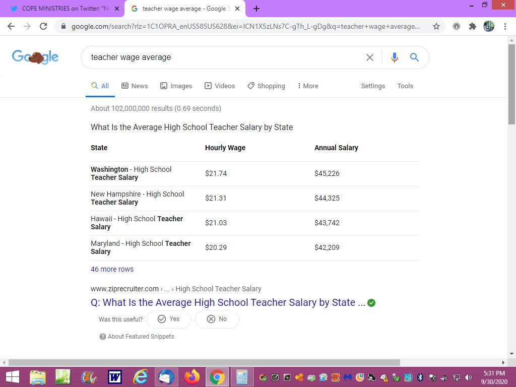 Also, it is my understanding teacher's would like higher wages: Asking for 7% increase in wages 4 teachers that currently make an average of $44K &  @ajamubaraka that would be an annual increase of $3080 per year per working teacher or add $8.50/student/year as add'l cost/student.