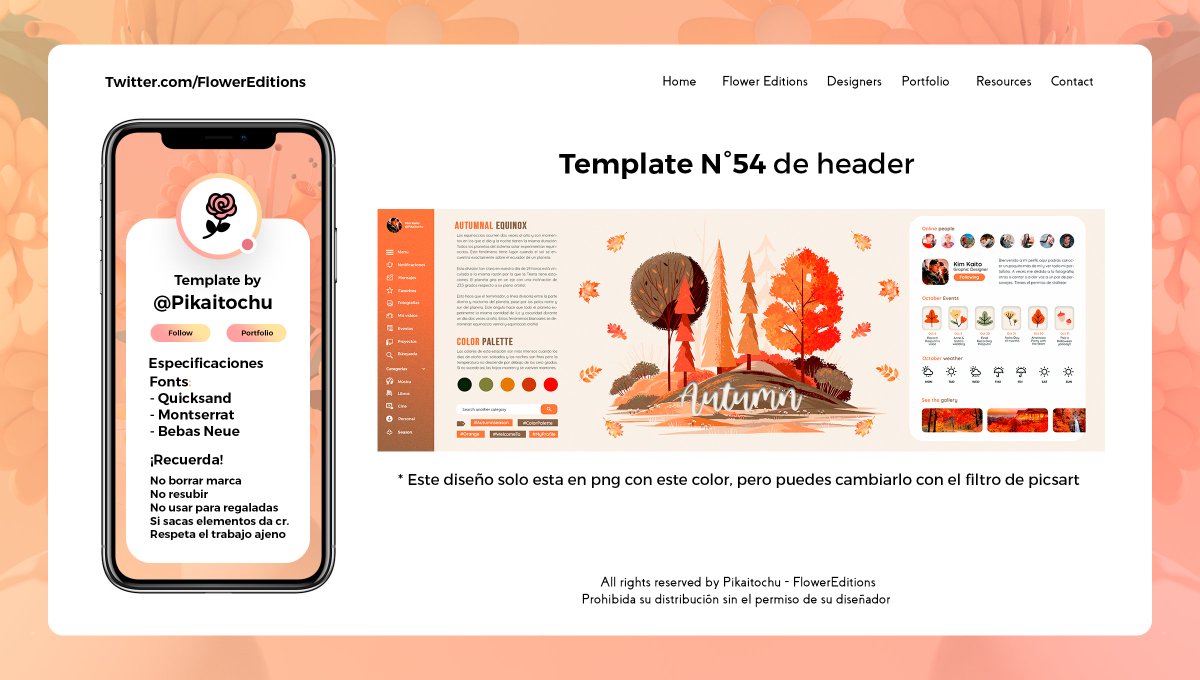 ›   Template N° 54 de Header © <a href="/Pikaitochu/">Kaito.</a>
    Fonts: Quicksand, Montserrat y Bebas neue
⠀⠀𝙉𝙊 𝙗𝙤𝙧𝙧𝙖𝙧 𝙢𝙖𝙧𝙘𝙖 𝙮 𝙉𝙊 𝙧𝙚𝙨𝙪𝙗𝙞𝙧.

PSD &amp; PNG: bit.ly/30mX3zu

Si te gusta o descargas recuerda dejar un MG o un RT.