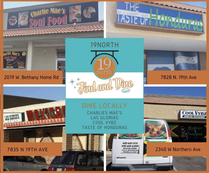 19NORTH_Phx's tweet photo. #19north #cityofphoenix #gyrosandkabobhouse #localfirst #supportlocal #community #communitysupport #vibrantcommunity #charliemaessoulfood #thetasteofhonduras #lasglorias #coolvybz
#smallbusiness #smallbusinesssupport https://t.co/DMROZDs740