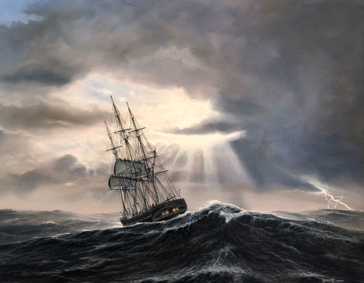 La mission n'a pas commencé trop mal : après un départ de Portsmouth le 23 décembre 1787 (quelle vie, partir la veille de Noël!) et une relâche à Tenrife suite à une tempête, le Bounty atteint sans trop de difficultés le Cap Horn au Sud de l'Argentine en Mars 1788.10/n